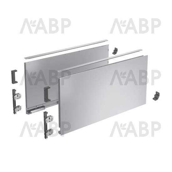 Выдвижной ящик AvanTech You 251*500мм, БЕЗ направляющих серебристый 9255276 Hettich / 97308 / оптом и в розницу / мебельная фурнитура "ЛАВР"