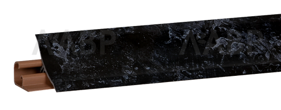 Плинтус для столешниц LB23 кастилло темный 3,0м 231-6021 Korner / 53126 / оптом и в розницу / мебельная фурнитура "ЛАВР"