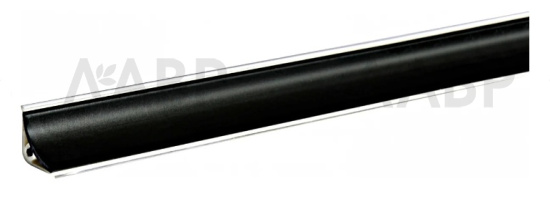 плинтус для столешниц LB15 черный 3,0м (аналог 53221) / 53696 / оптом и в розницу / мебельная фурнитура "ЛАВР"