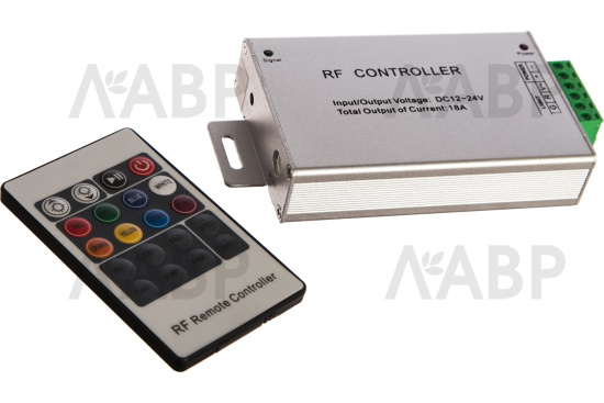 контроллер RGB, 18А, 12-24В сенсорный / 33369 / оптом и в розницу / мебельная фурнитура "ЛАВР"