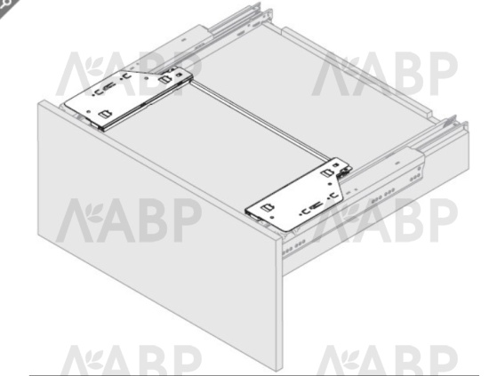 Комплект механизма Push to open Silent на 10кг для ящика AvanTech You 9257890 Hettich / 37977 / оптом и в розницу / мебельная фурнитура "ЛАВР"