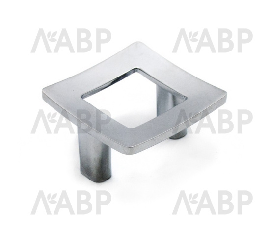 Ручка мебельная кнопка Vintage Frame 32мм хром 11.3731.38 Metakor / 69123 / оптом и в розницу / мебельная фурнитура "ЛАВР"