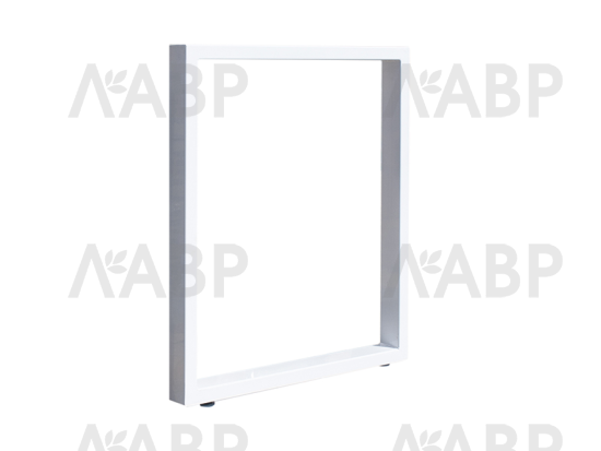 Опора мебельная для столов П-образная 595х720мм белая матовая ЭКОНОМ / 10079 / оптом и в розницу / мебельная фурнитура "ЛАВР"