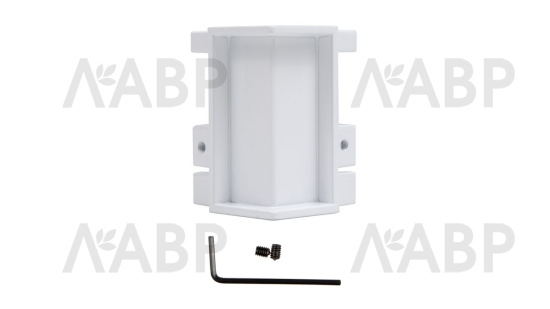 Уголок-держатель внутренний для Г-образного профиля Gola Balance белый RZ051.03W Boyard / 769041-2 / оптом и в розницу / мебельная фурнитура "ЛАВР"