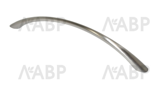 Ручка мебельная скоба 128мм сатин H001135 / 19214 / оптом и в розницу / мебельная фурнитура "ЛАВР"