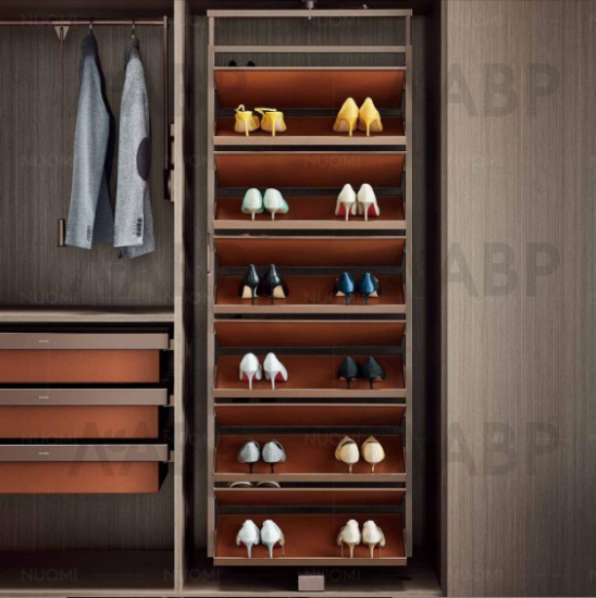 Nuomi/обувница поворотная на 360 градусов Ralphie 700*360*(1910-2110), серый / 6112304 / 86036 / оптом и в розницу / мебельная фурнитура "ЛАВР"