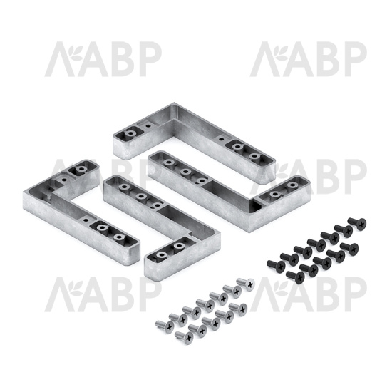 Аристо/* уголок соединительный для системы EDGE, аналог 22616 / DE1012.VS000.BK0PC.CK / 22616-1 / оптом и в розницу / мебельная фурнитура "ЛАВР"