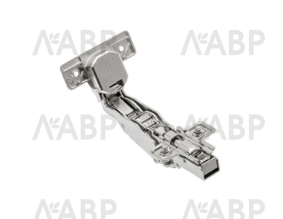 петля GTV накладная 165гр с h=0мм, с еврош, доводчик, clip-on (50шт)/ZM-HCKT165ZE-S / 11475 / оптом и в розницу / мебельная фурнитура "ЛАВР"