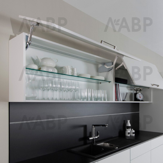 Комплект подъемных механизмов Free swing 500-670мм на 2,5-4,8кг БЕЗ заглушек 372.34.610 Hafele / 49690 / оптом и в розницу / мебельная фурнитура "ЛАВР"