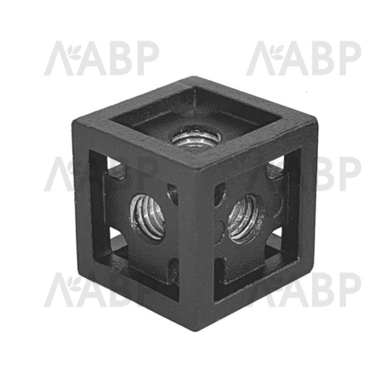 Аристо QB/соединитель универсальный для профиля, чёрный матовый / 29525 / оптом и в розницу / мебельная фурнитура "ЛАВР"