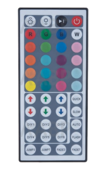 Контроллер для светодиодной ленты многоцветной RGB 18А 12-24В / 33115 / оптом и в розницу / мебельная фурнитура "ЛАВР"