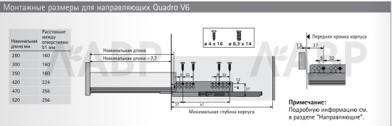 Выдвижной ящик InnoTech Atira 70*470мм серый 9228890 Hettich / 37532 / оптом и в розницу / мебельная фурнитура "ЛАВР"