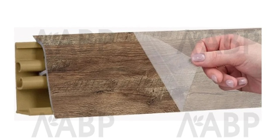 плинтус для столешниц LB38 дуб юкон 4,2м 381-6164В /20 / 53537 / оптом и в розницу / мебельная фурнитура "ЛАВР"