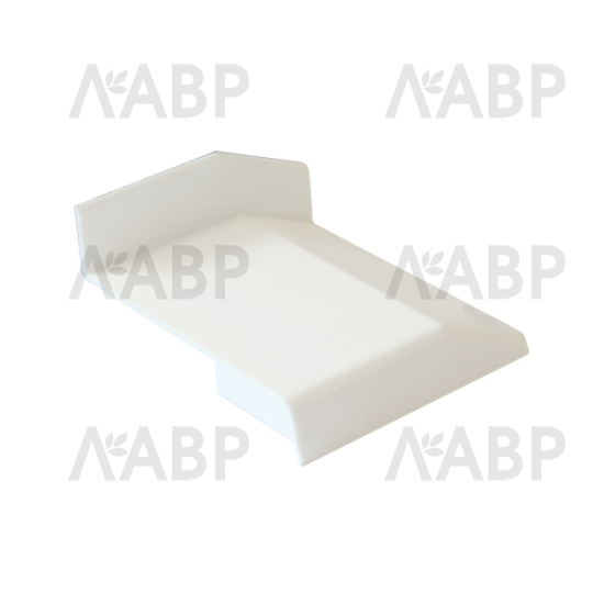 Заглушка декоративная для навеса CAMAR 801 левая, белая / 13374 / оптом и в розницу / мебельная фурнитура "ЛАВР"