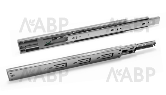 Направляющие шариковые с доводчиком полного выдвижения Laurus PRO (400/45) / 09302 / оптом и в розницу / мебельная фурнитура "ЛАВР"