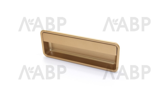 ручка врезная Laurus PRO ZA2431 96мм золото матовое SG(150) / 39514-1 / оптом и в розницу / мебельная фурнитура "ЛАВР"