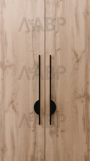ручка Laurus PRO ZA1904 448мм черный BK (120) / 519191 / оптом и в розницу / мебельная фурнитура "ЛАВР"