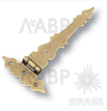 Brass 3150-22 петля карточная, цвет старая бронза / 11259 / оптом и в розницу / мебельная фурнитура "ЛАВР"
