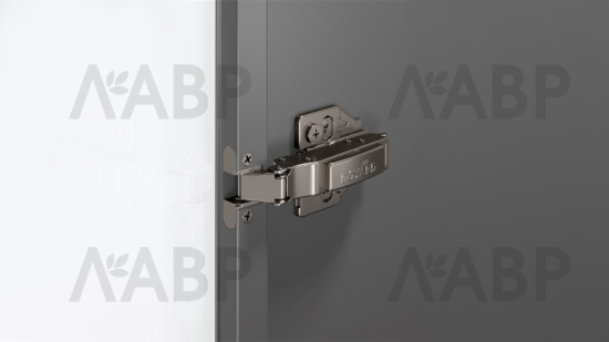 петля 4-х шарнирная Боярд H913A/BN EVO без пружины для алюм.профиля, черный никель /H913A/BN / 711251 / оптом и в розницу / мебельная фурнитура "ЛАВР"