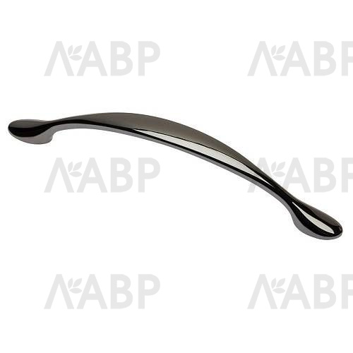 GTV ручка CAMAIO 128мм, черный хром (25шт)/UZ-CAMAI-128-12 / 519099 / оптом и в розницу / мебельная фурнитура "ЛАВР"