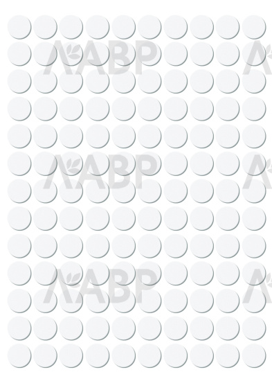 заглушка самоклеющаяся под евровинт d13мм, белый (Лист 130шт)/500 / К  / 21152-1 / оптом и в розницу / мебельная фурнитура "ЛАВР"