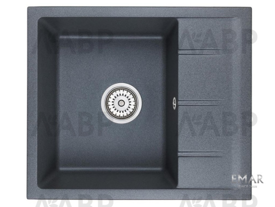 мойка кварцевая EMAR EMQ-1580.Q Антрацит / 62851 / оптом и в розницу / мебельная фурнитура "ЛАВР"