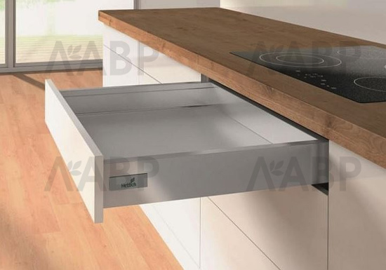 Выдвижной ящик InnoTech Atira 54*470мм серебристый 9245475 Hettich / 37529 / оптом и в розницу / мебельная фурнитура "ЛАВР"