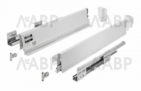 ящик GTV MODERN BOX PRO 84*550мм, доводчик, 40кг, белый/PB-MBPRO-KPL550A1 / 509040 / оптом и в розницу / мебельная фурнитура "ЛАВР"