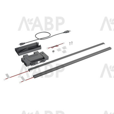Хеттих/AvanTech You* дизайн-профиль с подсветкой 500мм, антрацит / 9326927 / 97804 / оптом и в розницу / мебельная фурнитура "ЛАВР"