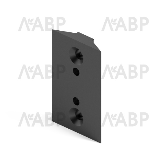 стеллаж/STELLA закладная для крепления стеклянной полки черный матовый / ST0013.VS000.BKSPC.QC / 41039 / оптом и в розницу / мебельная фурнитура "ЛАВР"