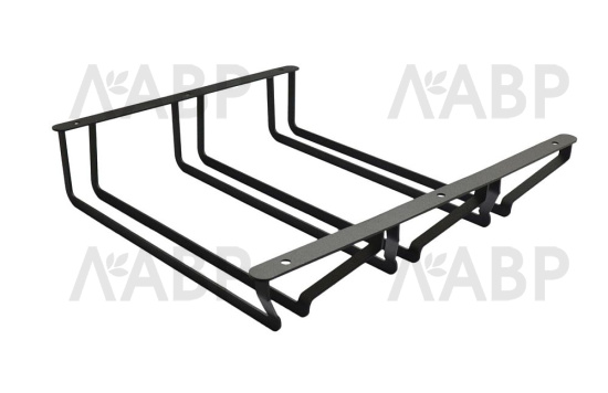 Держатель для бокалов и фужеров тройной черный GH 003.295.900  / 18060 / оптом и в розницу / мебельная фурнитура "ЛАВР"