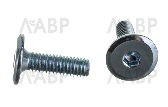 винт М6*20 плоская головка с внутренним шестигранником, цинк / 26210-1 / оптом и в розницу / мебельная фурнитура "ЛАВР"