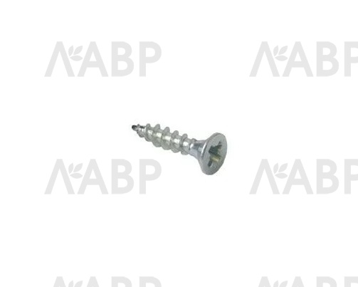 шуруп 4,0*16 потай, белый  цинк, Firmax (1000)/FRM1002/4 / 26616 / оптом и в розницу / мебельная фурнитура "ЛАВР"