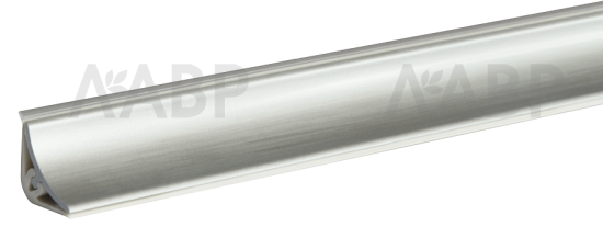 Плинтус для столешниц LB15 алюминий 3,0м 15-0-610 Korner / 53218 / оптом и в розницу / мебельная фурнитура "ЛАВР"