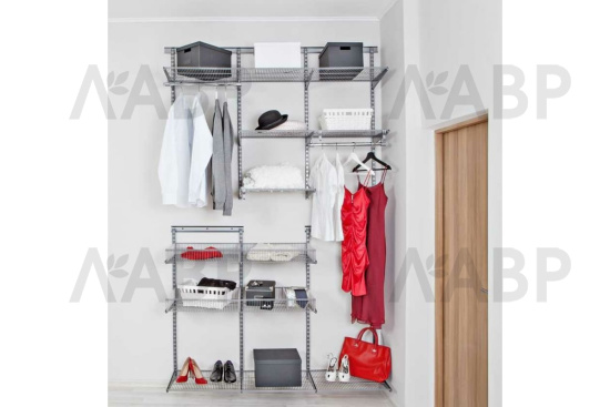 Гардероб Аристо/кронштейн полок ЛДСП, L=300мм/WA0498 / 29156 / оптом и в розницу / мебельная фурнитура "ЛАВР"