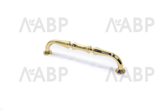 ручка скоба Laurus PRO ZA2411 128мм золото K-Gold / 39513-3 / оптом и в розницу / мебельная фурнитура "ЛАВР"