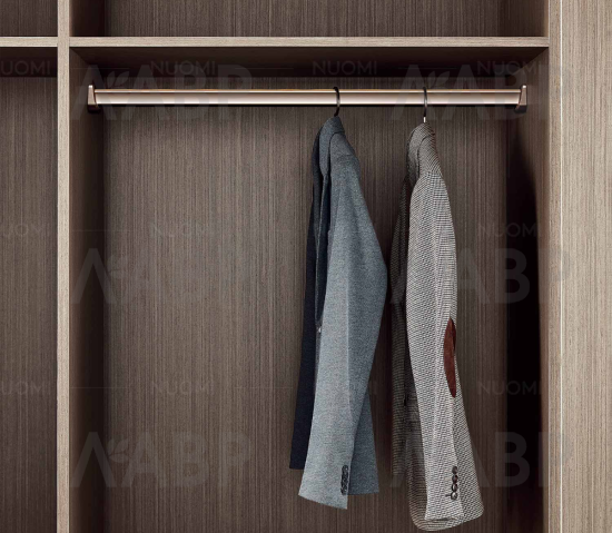 Nuomi/штанга трапециобразная для одежды Ralphie, 3000 мм серый/ 6112600 / 86038 / оптом и в розницу / мебельная фурнитура "ЛАВР"