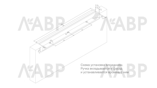 ручка Боярд/RT020CP.1/000/200 / 769177 / оптом и в розницу / мебельная фурнитура "ЛАВР"