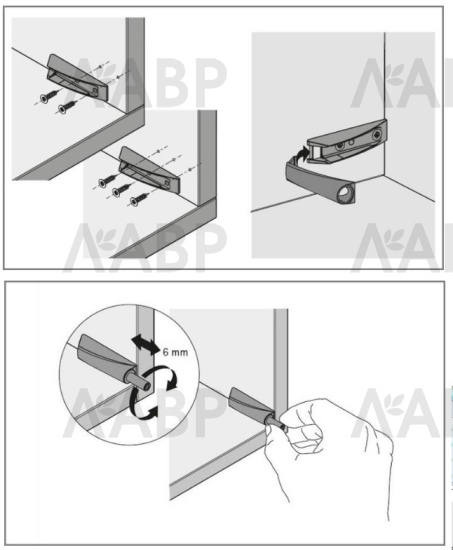 Механизм Push to open magnet для петель под прикручивание короткий ход светло-серый 9089604 Hettich / 37661 / оптом и в розницу / мебельная фурнитура "ЛАВР"