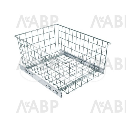 SIBO ECO корзина сетчатая 335*475*200мм шарик, хром/SB400/200-CR/SH / 25062 / оптом и в розницу / мебельная фурнитура "ЛАВР"