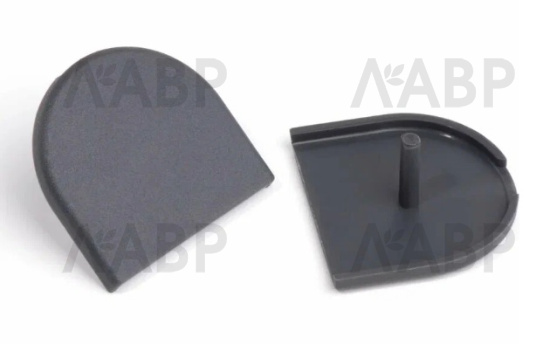 заглушка для Rafix 20, серый/263.59.58X / 49193 / оптом и в розницу / мебельная фурнитура "ЛАВР"