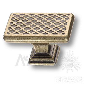 Brass 15.349.00.12 ручка кнопка классика, античная бронза / 39559 / оптом и в розницу / мебельная фурнитура "ЛАВР"