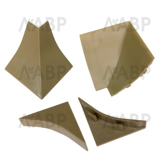 Комплект аксессуаров к пристеночному бортику LB-23 светлый дерево ретро  20-23-4-6055 Korner  / 53293 / оптом и в розницу / мебельная фурнитура "ЛАВР"