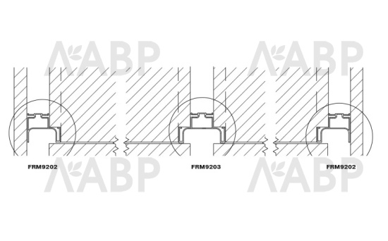 GOLA FIRMAX* ручка-профиль вертикальный боковой, 3000мм, черный/FRM9202.B / 39567 / оптом и в розницу / мебельная фурнитура "ЛАВР"