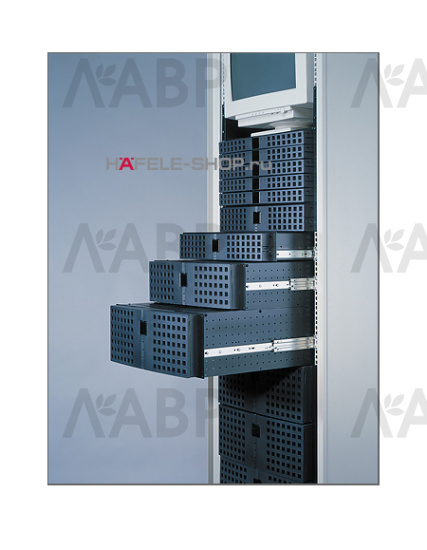 Направляющие шариковые полного выдвижения 300мм на 35кг 432.21.971 Hafele / 49962 / оптом и в розницу / мебельная фурнитура "ЛАВР"