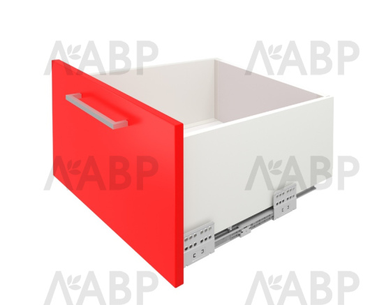 СТАРТ выдвижной ящик  с доводчиком, тонкий 230 мм, белый /SB21W.1/450 / 709597 / оптом и в розницу / мебельная фурнитура "ЛАВР"