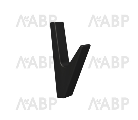 крючок HK5909 Laurus черный матовый / 07243 / оптом и в розницу / мебельная фурнитура "ЛАВР"