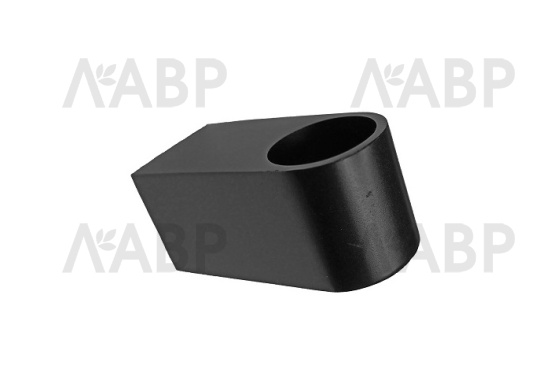 Держатель рейлинга модерн (простой) чёрный TE07.0004.14.799 / 18228 / оптом и в розницу / мебельная фурнитура "ЛАВР"