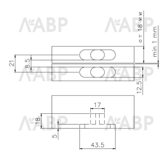 Петля для стола 180 градусов никель / 11240 / оптом и в розницу / мебельная фурнитура "ЛАВР"