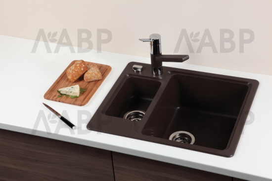 SCHOCK мойка кварцевая Cambridge 60 Cristalite 510*610 оникс / 62733 / оптом и в розницу / мебельная фурнитура "ЛАВР"